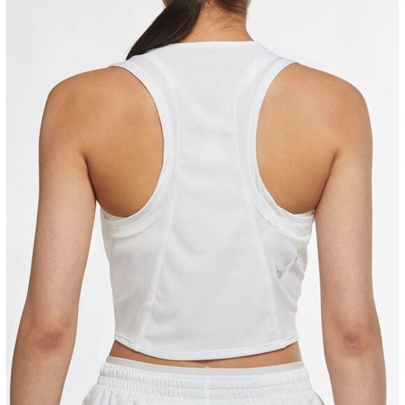 Nike Dri-Fit Womens Mesh Panel Racerback Athletic Training Tank top White 3XL NW - Picture 6 of 6